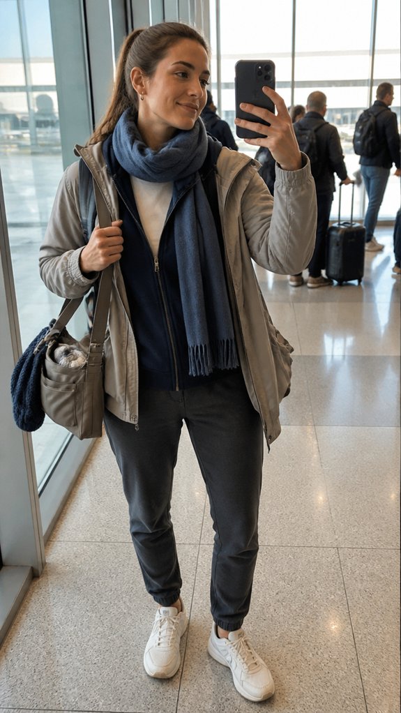adjustable layered travel comfort
