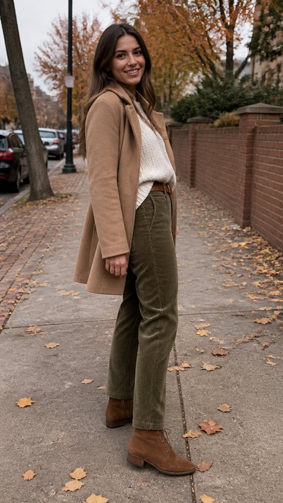 ankle boots with layered knits