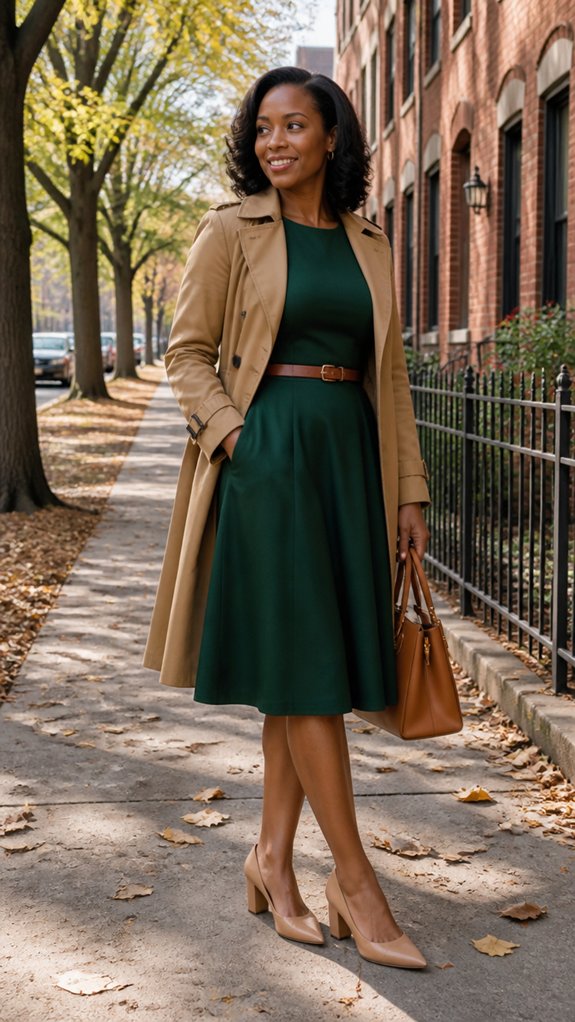 belted soft knit midi ensemble