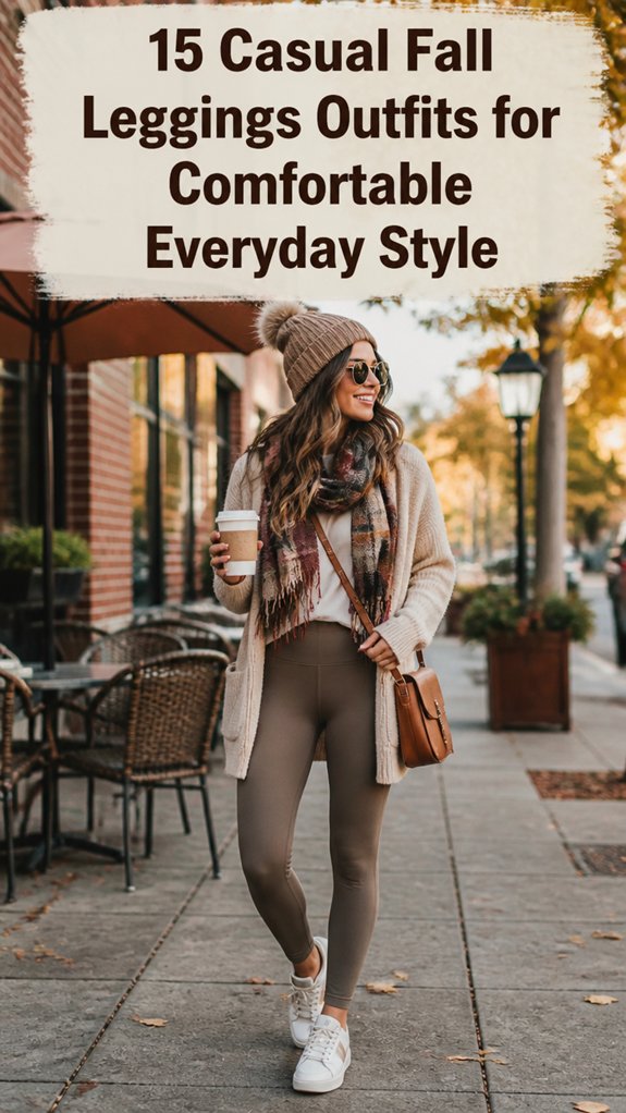 casual fall leggings outfits