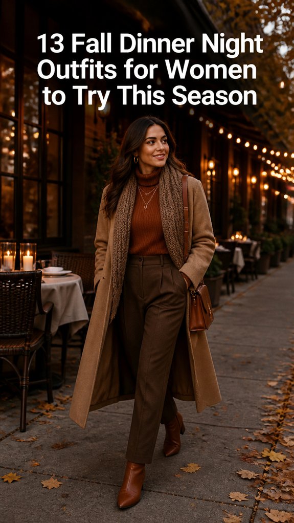 chic autumn dinner outfit ideas