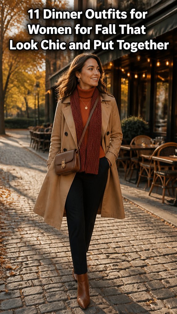 chic fall dinner outfits