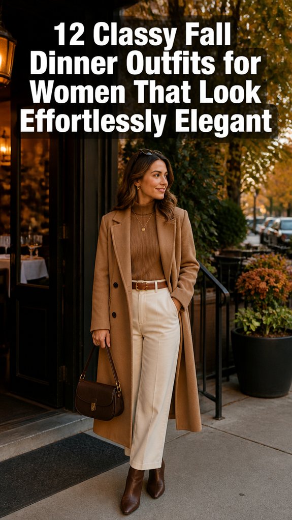 classy elegant fall dinner outfits