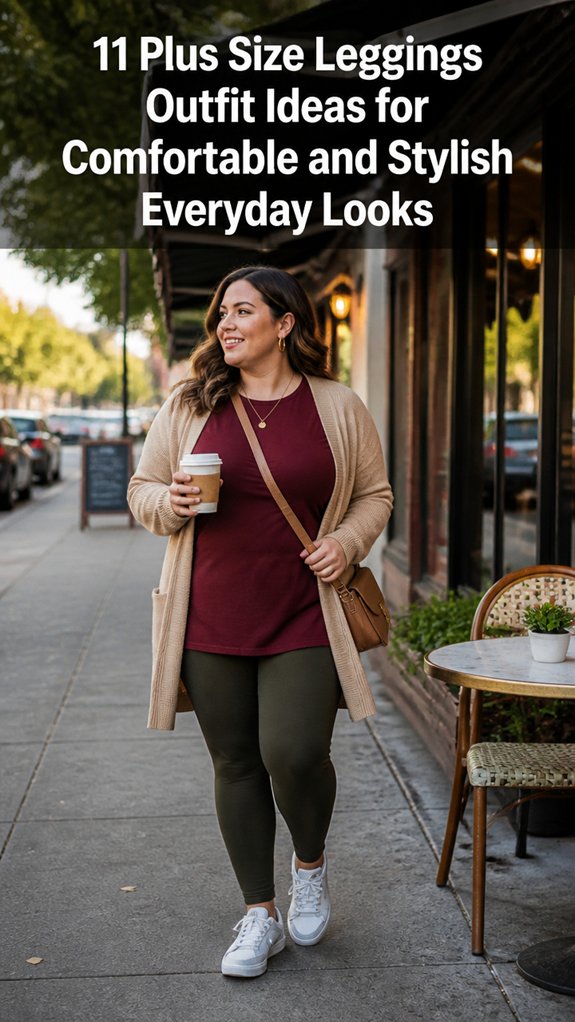 curvy leggings everyday style