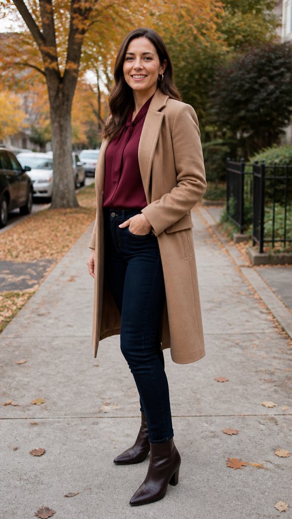 dark denim with satin