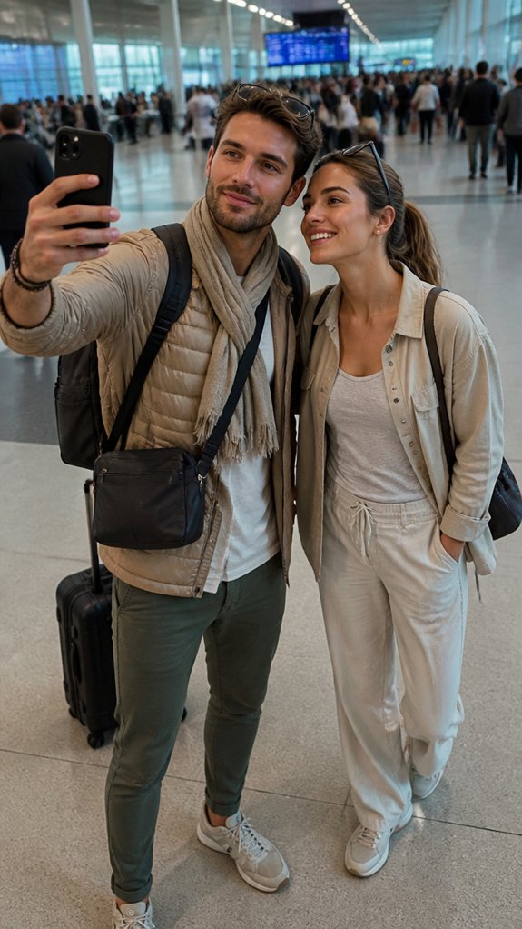 dress airport outfit for climate