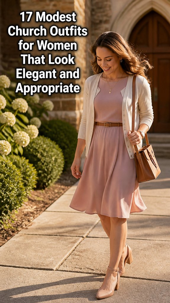 elegant modest church outfit ideas
