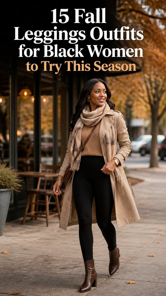 fall leggings outfits for black women