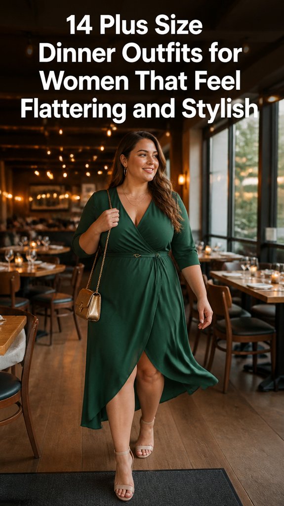 flattering plus size dinner outfits