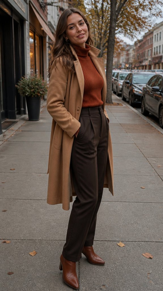flattering tailored outerwear completes look