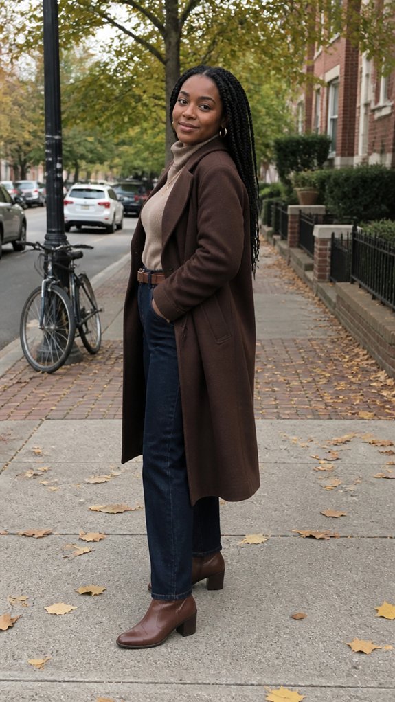high waist dark denim refinement