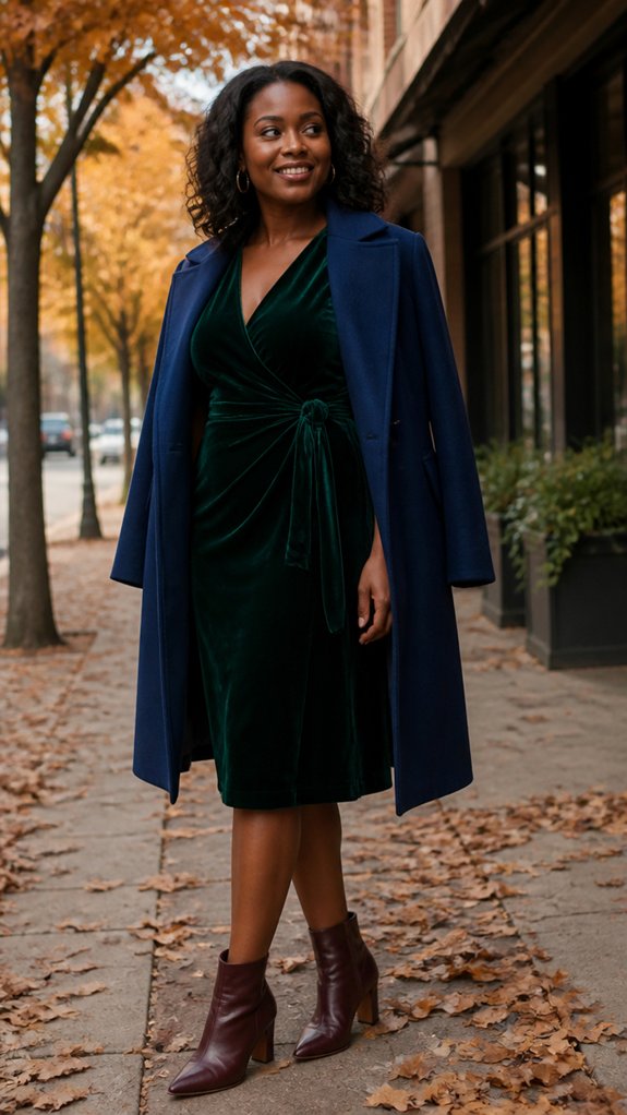 jewel toned autumn evening elegance
