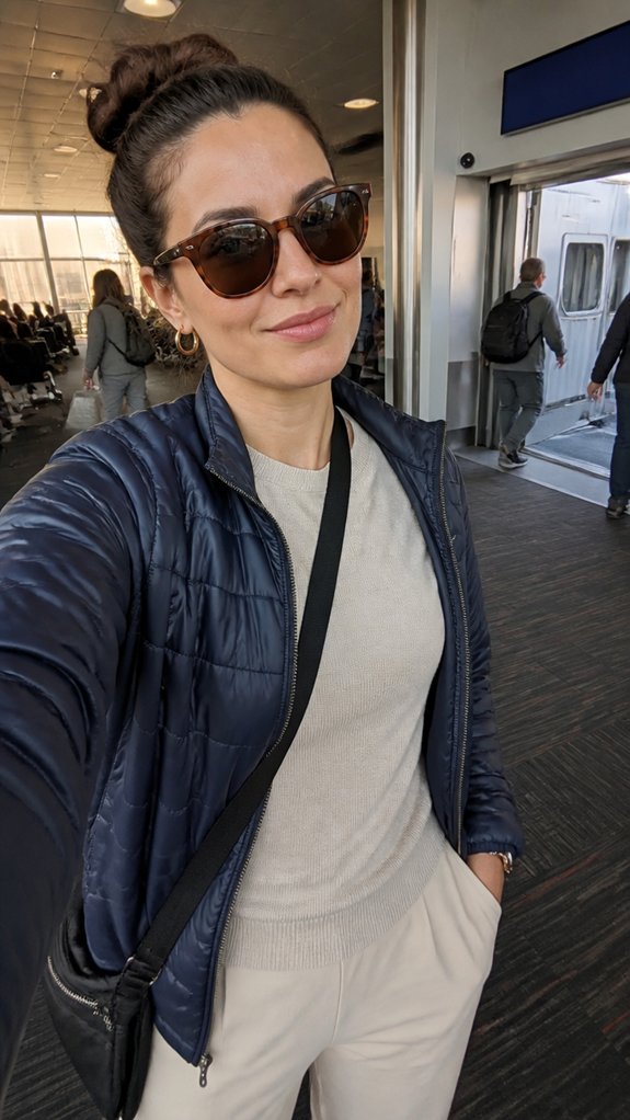 layer a lightweight zip up jacket