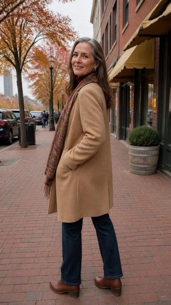 layered neutral chic comfort outfits