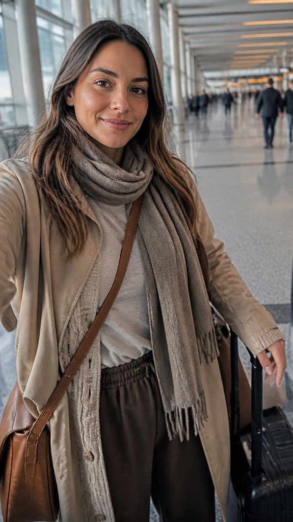 layered travel outfit strategy