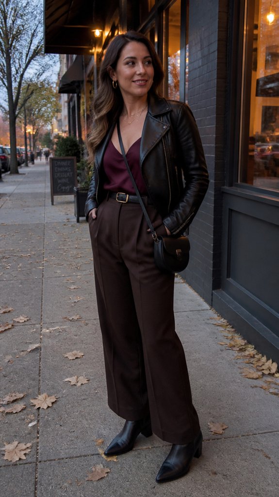 leather accents for dinner ready