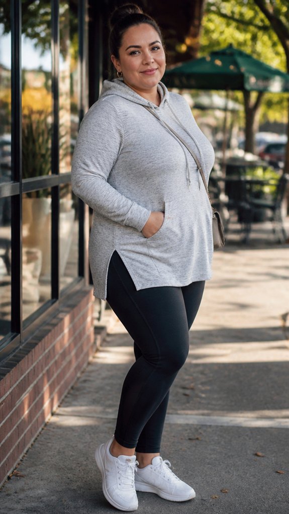 longline hoodie leggings outfit