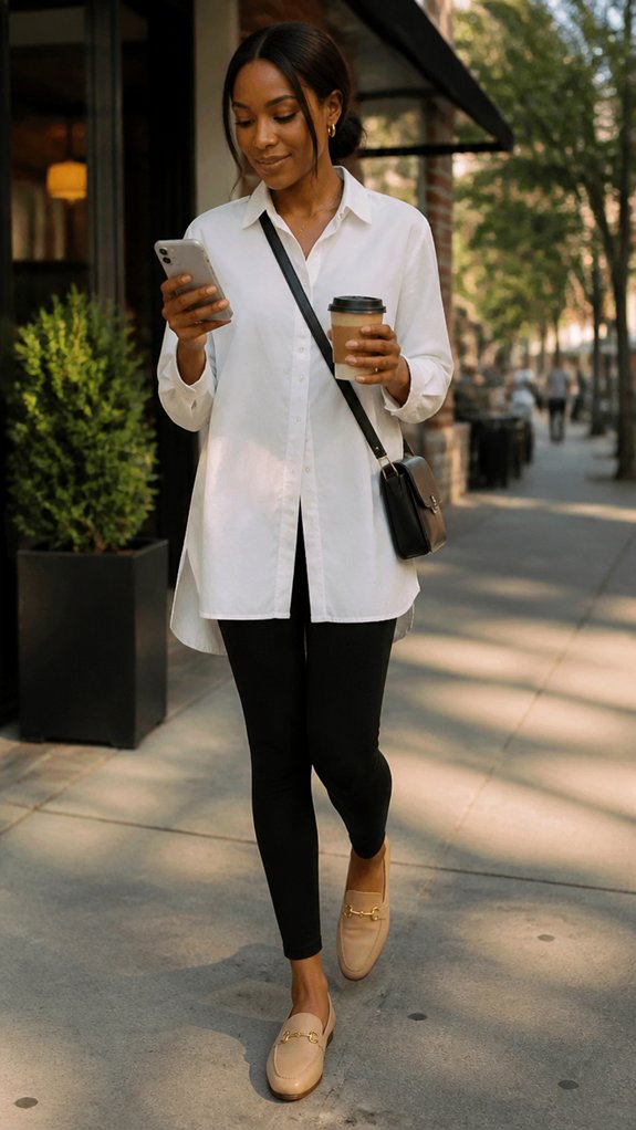 longline shirt belted polish
