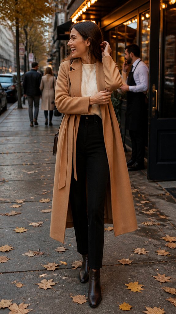 longline wool coat polish