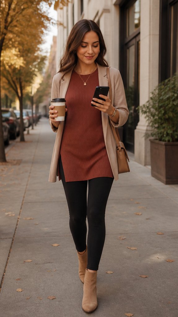 midi top structured tailored accents