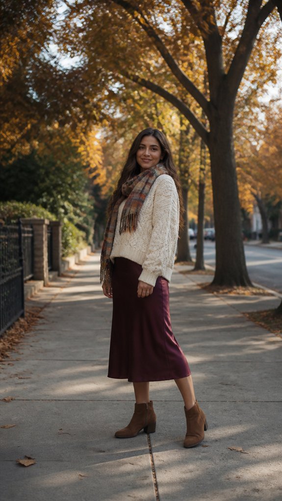 mix textures knit leather suede