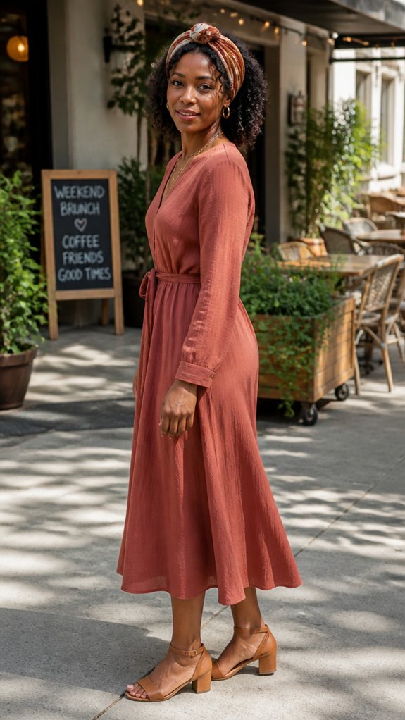 modest polished brunch to event attire