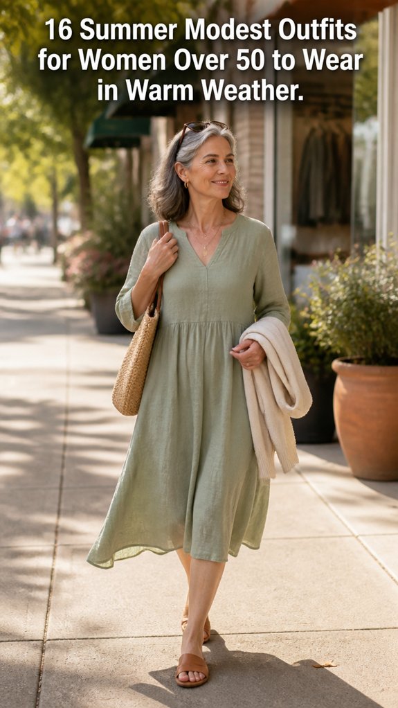 modest summer outfits over50