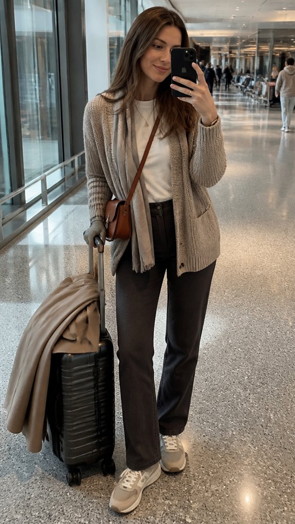 neutral capsule travel wardrobe