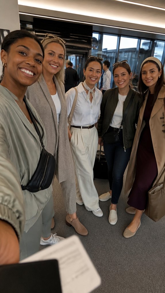 neutral travel day capsule essentials