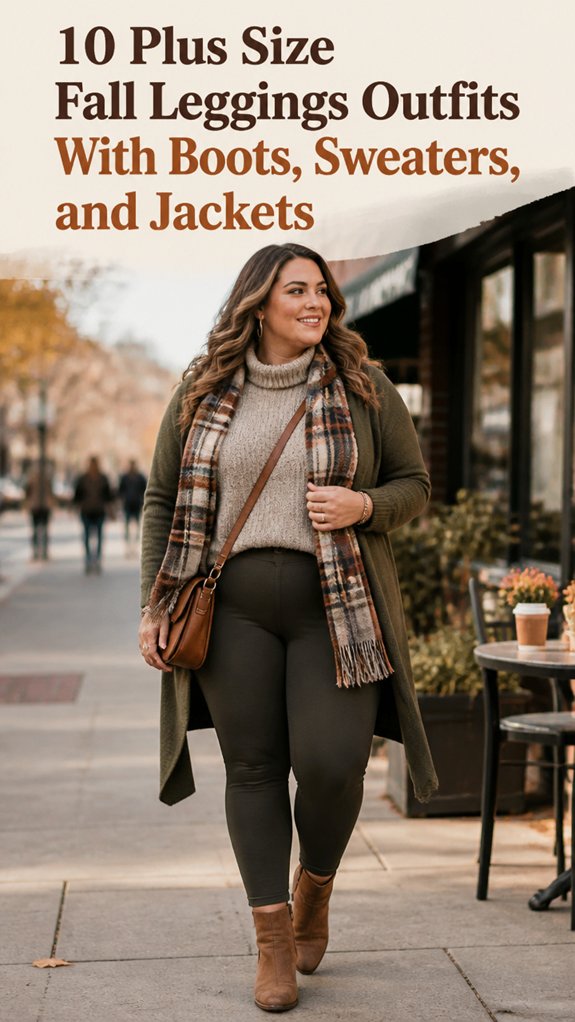 plus size fall leggings outfits