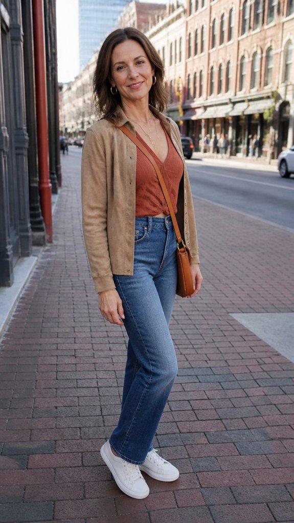 polished comfortable sightseeing outfit