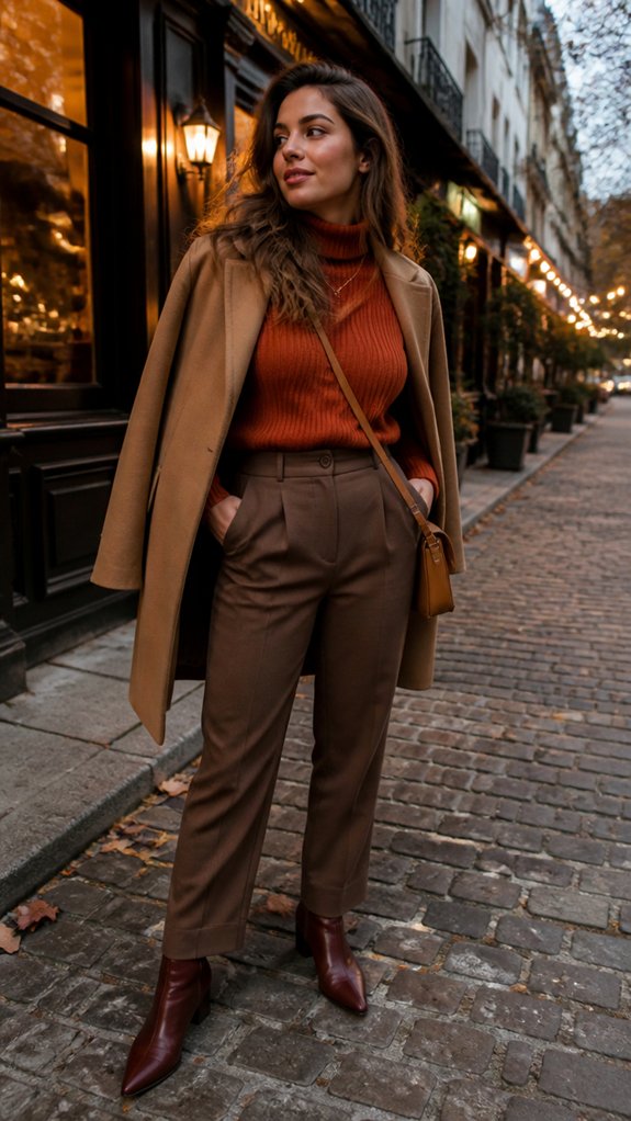 polished layered autumn dinner accessories
