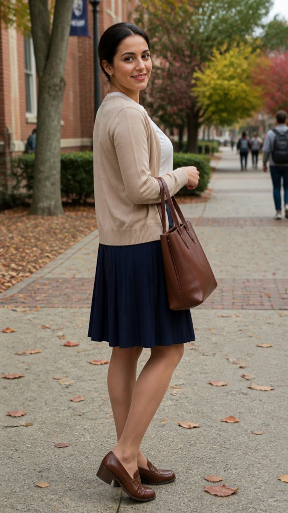 polished modest presentation outfit