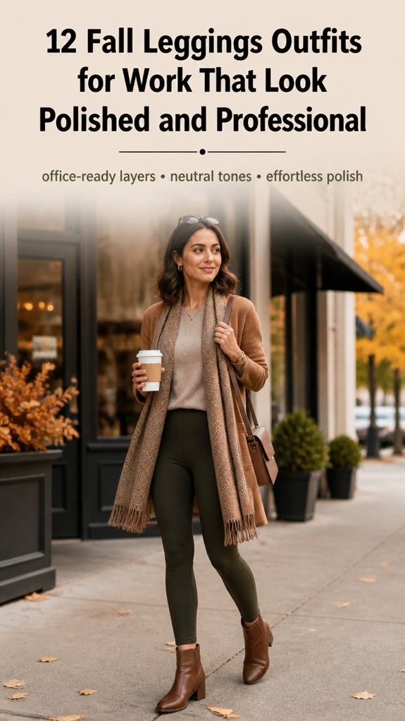 polished professional fall leggings
