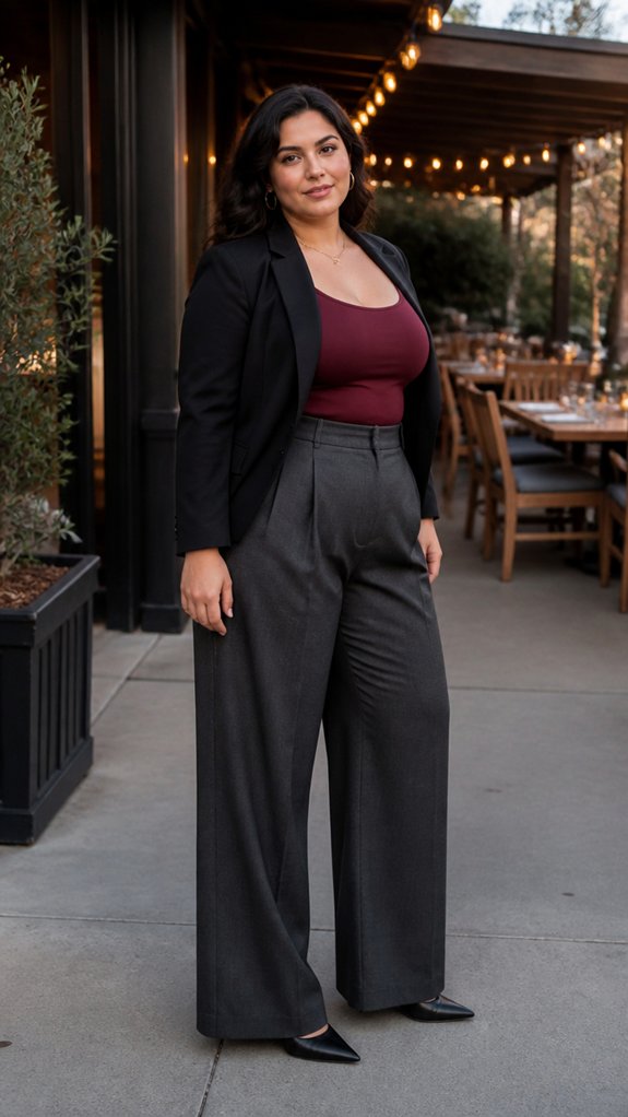 polished relaxed modern dinnerwear