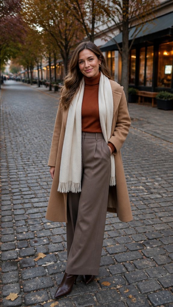 rich neutral fall dinnerwear