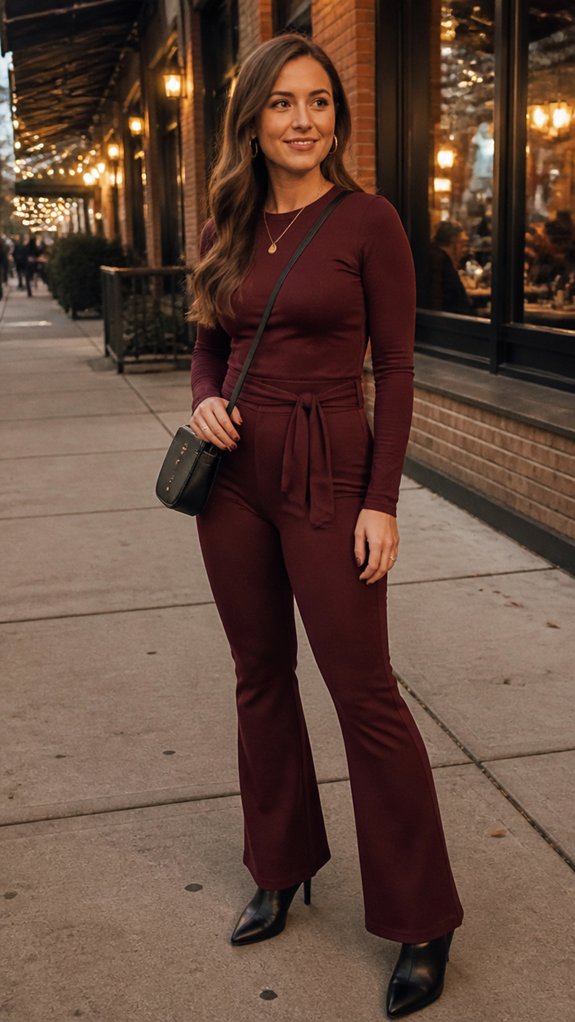 silky chic jumpsuit valentine
