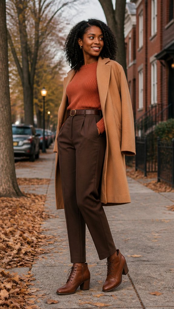 sleek leather and suede boots