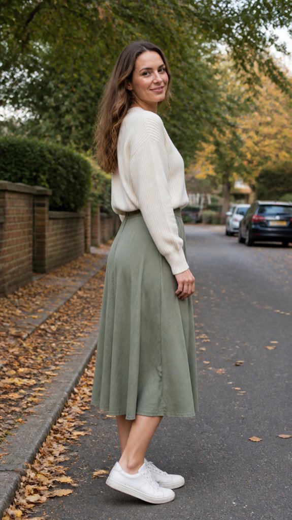 soft pastel modest femininity