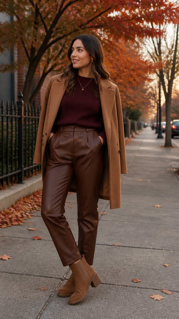 statement boots polished dinner look