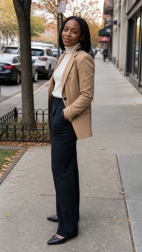 structured blazer for polished confidence