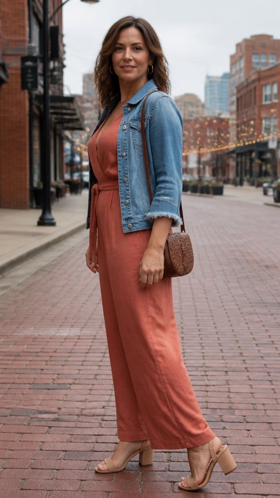 tailored jumpsuit defined waist