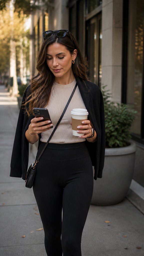 tucked fitted knit top