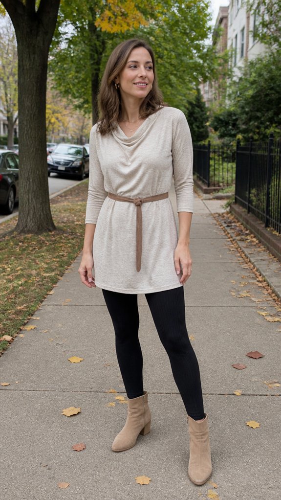 tunic leggings cozy balanced proportions