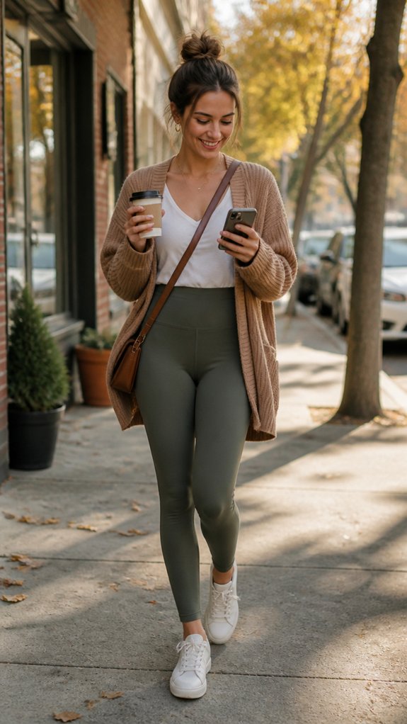 waistband flat supportive shape retaining leggings
