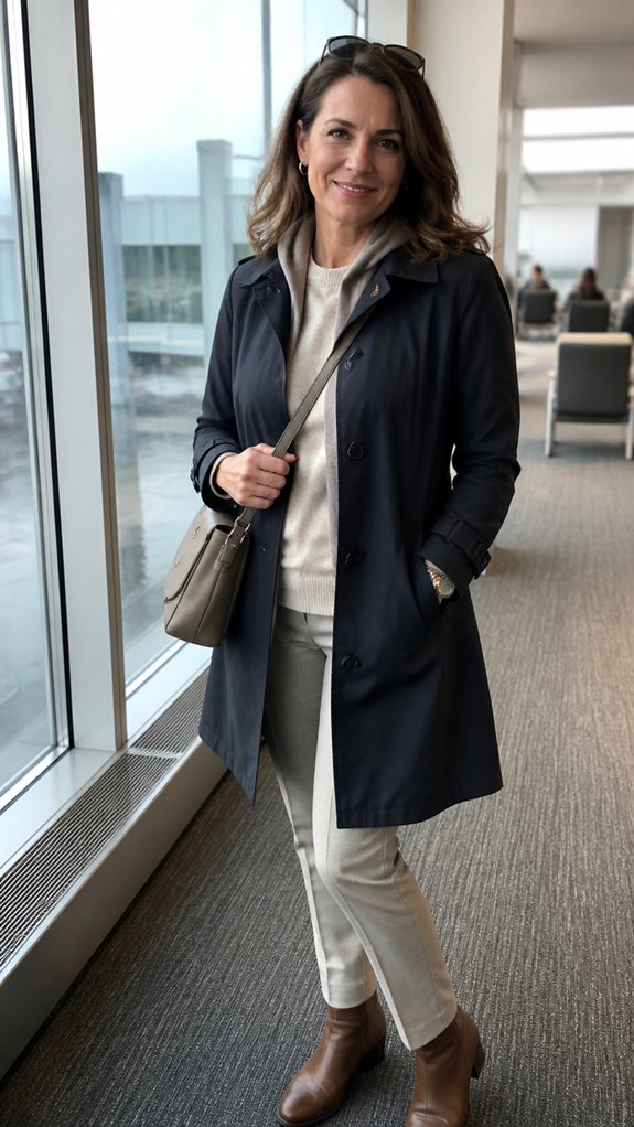 waterproof trench and bomber