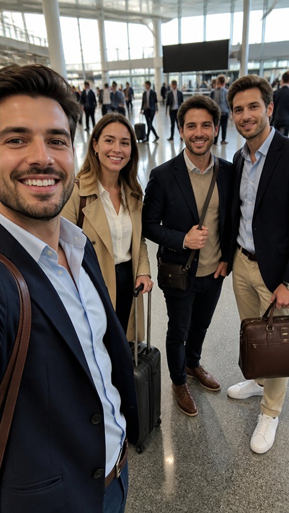 wrinkle resistant polished travel outfit
